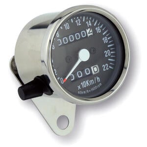 Mechanical speedometer Classic K=1.4 body chrome dial black