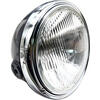 Faro anteriore 6.5'' Classic alogeno nero ghiera cromo - Foto 1