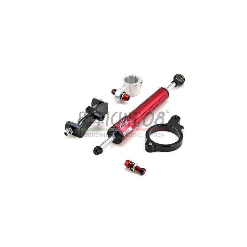 Steering damper Yamaha YZF-R1 1000 -'01 kit Bitubo red complete