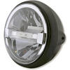 Faro anteriore 7'' Highsider British Type4 full led nero opaco - Foto 1