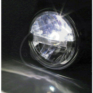 Full led headlight 7'' Highsider British Type4 chrome - Pictures 3