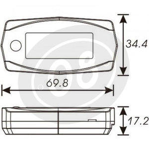 Digital thermometer engine Koso Mini-4 - Pictures 2