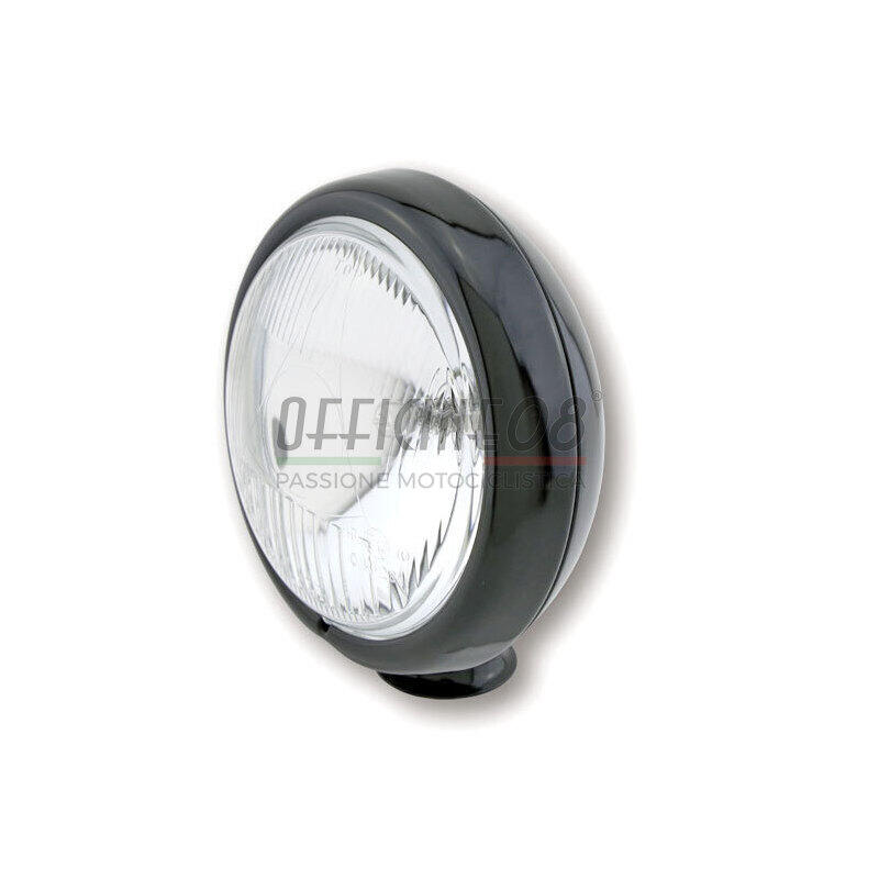 Spotlight halogen 4.5'' black polish lens pattern