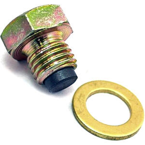 Engine oil bolt M14x1.5 magnetic steel