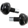 Bar-end weights LSL spheric 14mm black alloy - Pictures 1