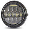 Full led headlight 7'' Multi black polish - Pictures 1