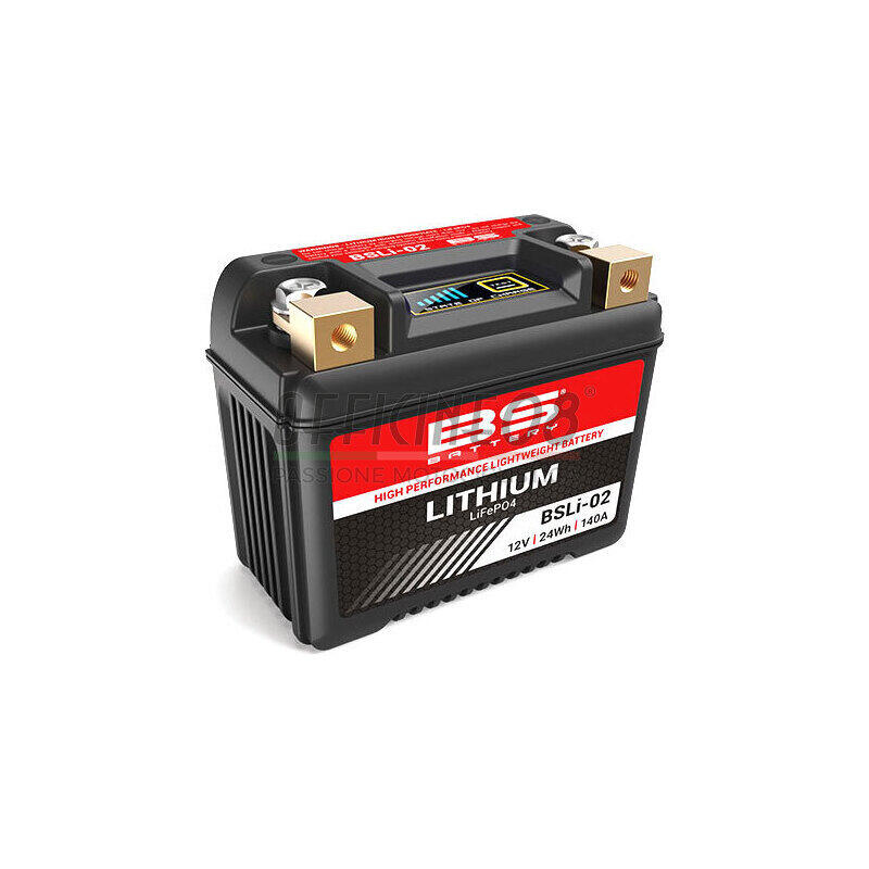 Batteria litio LiFePO4 BS Battery BSLi-02 12V-140A, 2Ah
