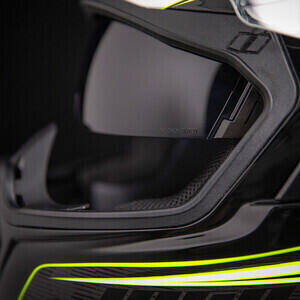 Motorcycle helmet full-face Airflite Raceflite black/blue/white - Pictures 10