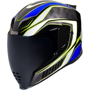 Motorcycle helmet full-face Airflite Raceflite black/blue/white