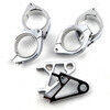 Supporto faro laterale Highsider Street cromo coppia - Foto 1