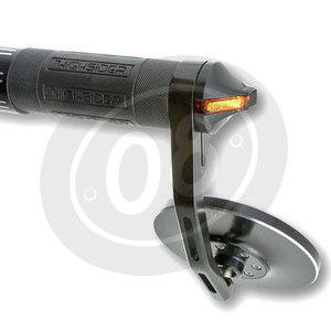 Led winker bar-end Highsider Flight black matt pair - Pictures 4