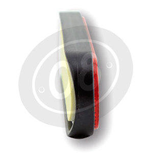 Rear reflector 100x28mm self-adhesive curved red - Pictures 3