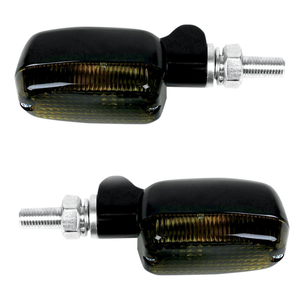 Halogen winkers K&S Oval black smoked pair