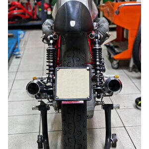 License plate holder Moto Guzzi Serie Grossa wheel mount - Pictures 2