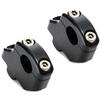 Coppia riser LSL arretrati 16/35mm manubrio 22mm nero - Foto 1