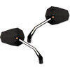 Specchietto retrovisore Highsider Stealth X-4 nero combo coppia - Foto 1