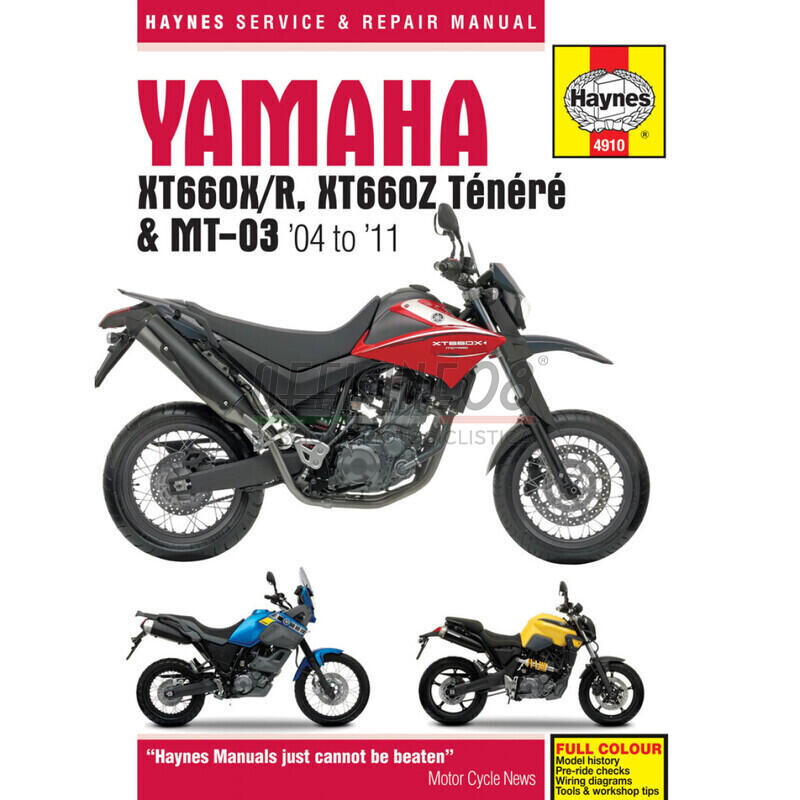 Manuale di officina per Yamaha MT-03 -'11