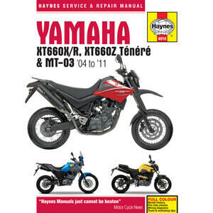 Workshop manual Yamaha MT-03 -'11