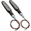Coppia frecce led sequenziali Daytona D-Light Stellar 2 nero opaco - Foto 1