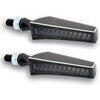 Coppia frecce led sequenziali Highsider STS-1 nero opaco fumè - Foto 1