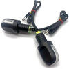 Coppia frecce led bar-end Bullet nero opaco - Foto 1