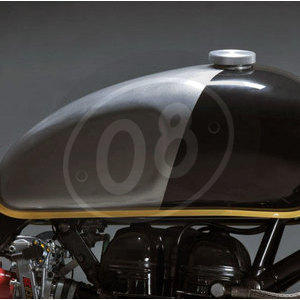 Fuel cap Moto Guzzi V 7 i.e. III Motone Cafe Racer alloy - Pictures 2