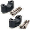 Coppia spessori rialzo riser manubrio 1'' LSL 25mm nero - Foto 1