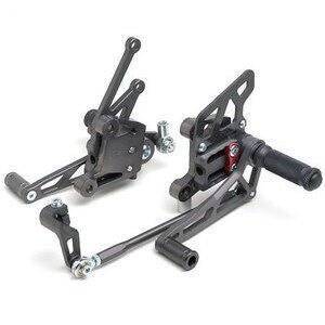 Rearset kit Triumph Speed Triple 955 i.e. T509 LSL 2Slide black