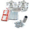Kit mozzi portacuscinetto ruote a raggi per Moto Guzzi 1000 Le Mans IV anteriore CNC - Foto 1