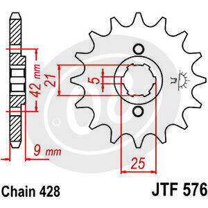 Pignone trasmissione JT Sprockets JTF576 - Foto 2