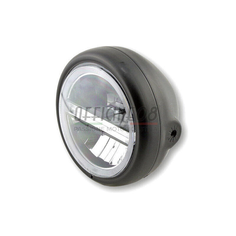 Faro anteriore 5.3/4'' Highsider Pecos Type6 full led nero opaco