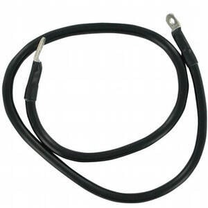 Battery cable 23cm black 6-8mm