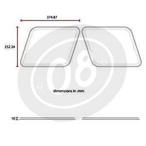 Number plate holder rectangular left - Pictures 3