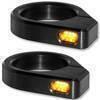 Led fork winkers 47-49mm Micro black pair - Pictures 1