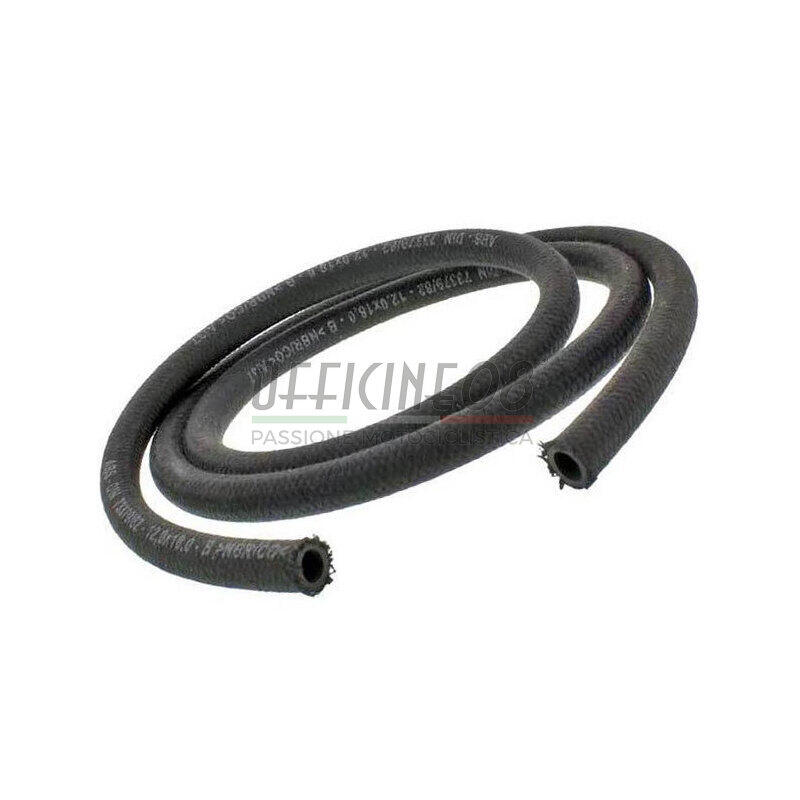 Tubo sfiato carburatore 3x7mm telato nero