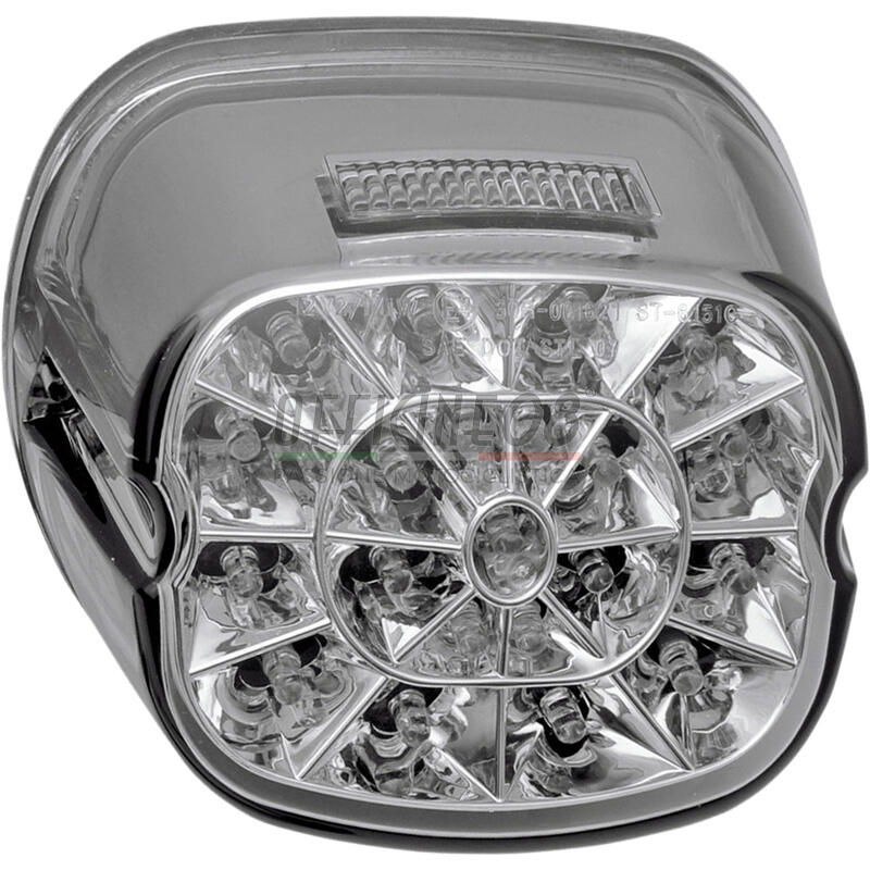 Fanalino posteriore per Harley-Davidson '73-'98 Spyder led luce targa alta fumè