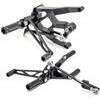 Kit pedane arretrate per Harley-Davidson Sportster '04- nero - Foto 1