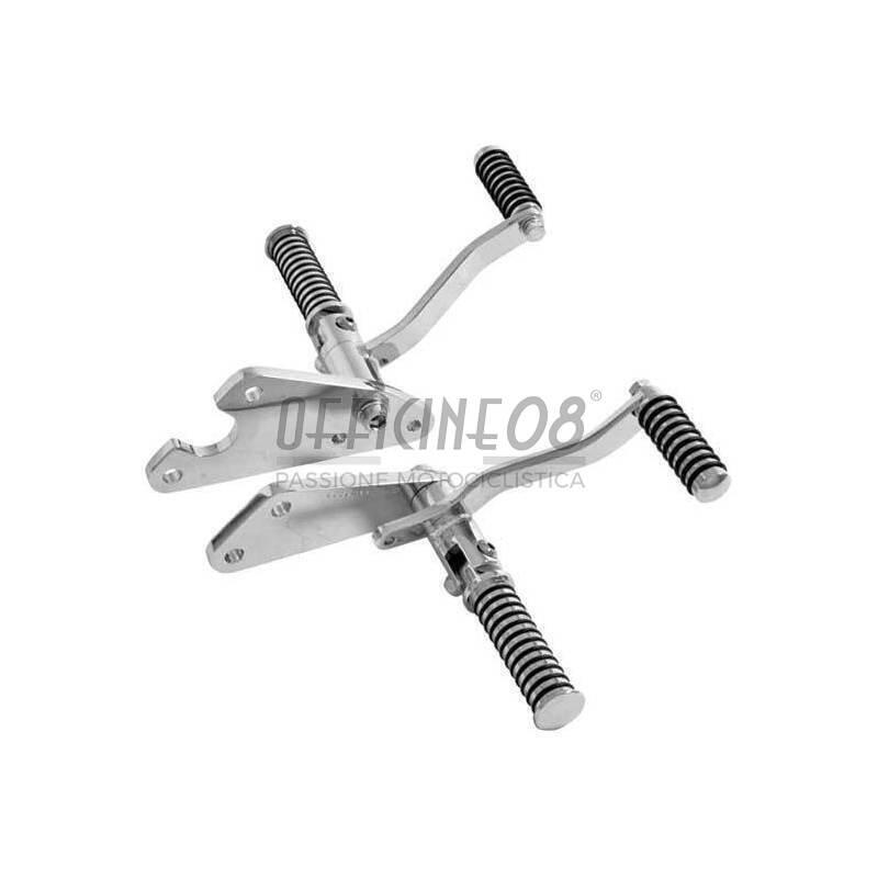 Kit pedane avanzate per Harley-Davidson Sportster '91-'03 +32cm cromo