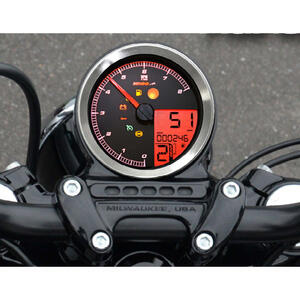 Gauge kit Harley-Davidson Sportster '14- Koso HD-01 black - Pictures 4