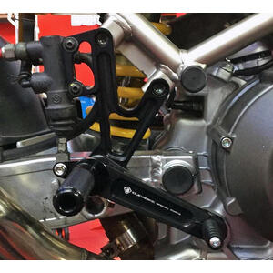 Kit pedane arretrate per Ducati Monster 900 DucaBike nero - Foto 5