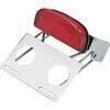 Fanalino posteriore per Harley-Davidson Shovelhead alogeno cromo con portatarga - Foto 1