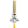 Fuel cock 1/4'' NPT low connection Late Style chrome - Pictures 1