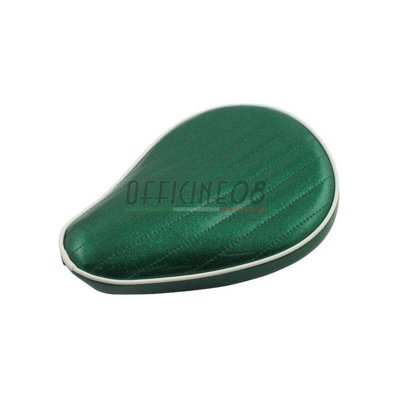 Complete seat Harley-Davidson rigid Le Pera Old School Metal Flake green