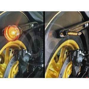 Led winkers Harley-Davidson -'17 rear Heinz Bikes Winglets chrome satin pair - Bilder 2