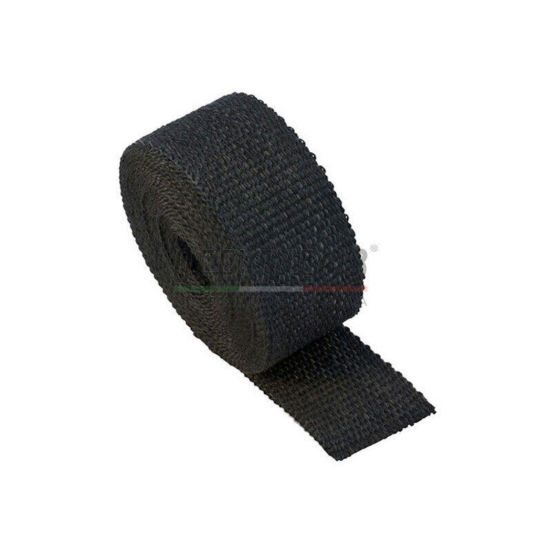 Exhaust pipe wrap 649° black 50mm 15mt