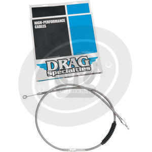 Clutch cable Harley-Davidson FXSTB Drag Specialties braided steel - Pictures 2