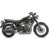 Impianto di scarico per Triumph Bonneville 900 i.e. Ironhead 2 in 2 nero - Foto 1