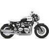 Impianto di scarico per Triumph Bonneville 900 i.e. Ironhead 2 in 2 cromo - Foto 1