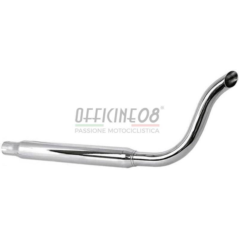 Exhaust muffler Paughco High Sweep chrome left