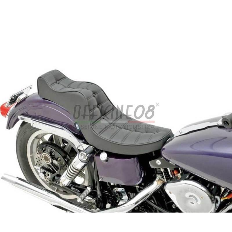 Complete seat Harley-Davidson Shovelhead '58-'84 Drag Specialties Mini King&Queen 2-up seat